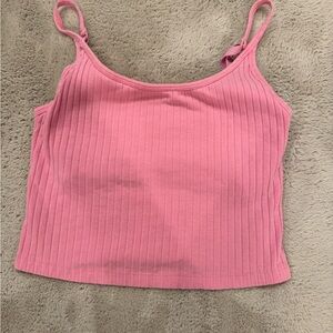 Old Navy Ribbed Shelf Tank in Pink
